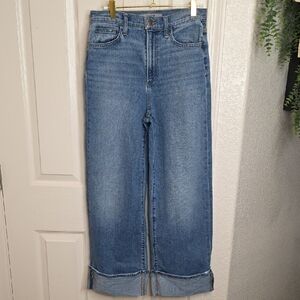 Joe's Jeans Classic Blue Wide Leg Ankle Jeans